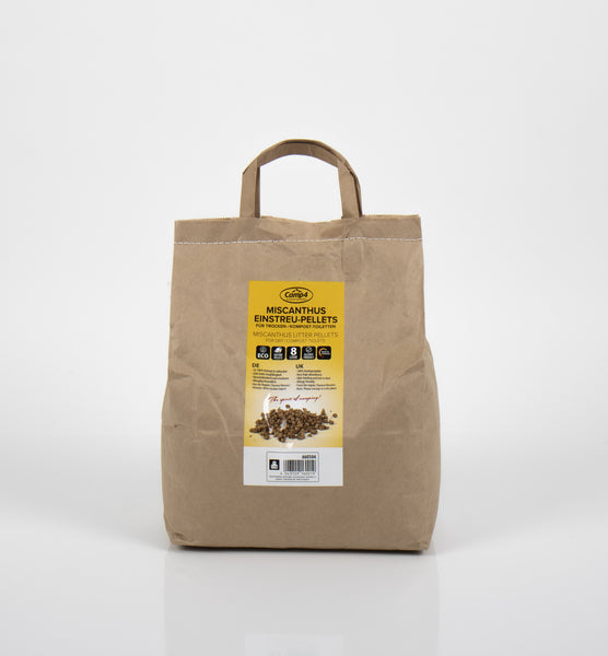 Kompost- / Trockentrenn- / Eimer- / Falttoiletten Einstreu Miscanthus - 3,5 kg