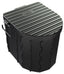 Klapptoilette Mini,schwarz, inkl. Tragetasche+Beutel 35x7,6x29,5cm