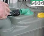 SOG-Entlüftungsset Typ B, Filtergehäuse schwarz