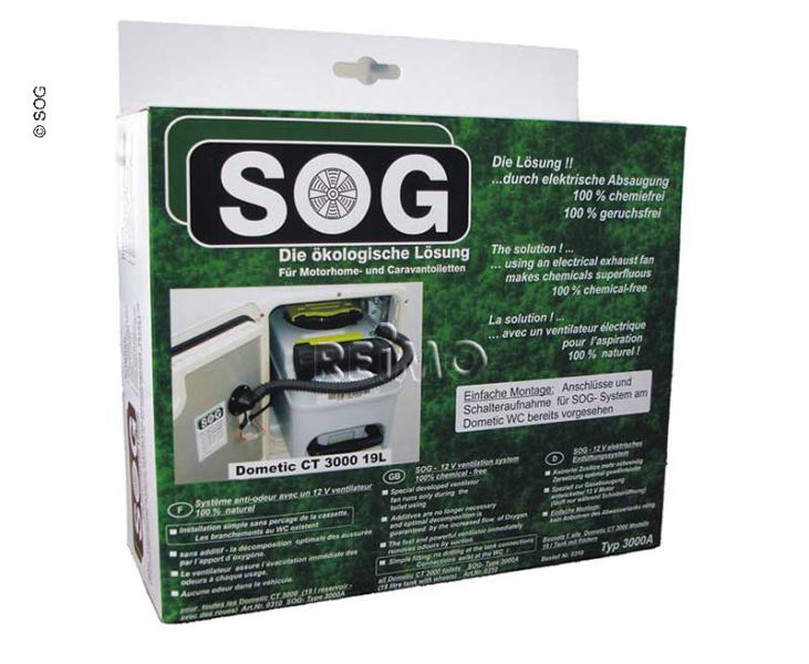 SOG-Entlüftungsset 3000A, Keine Chemie - Kein Geruch