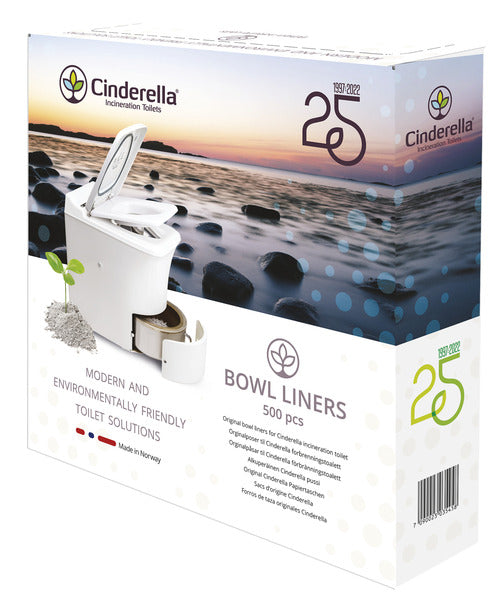 CINDE Cinderella Beutel Bowl liners - 500er Pack