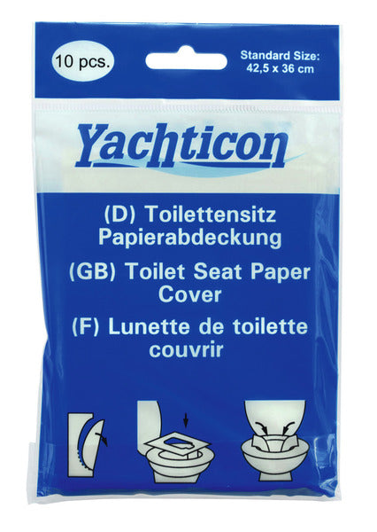 YACHT Toilettensitz-Papierabdeckung 10Stk.