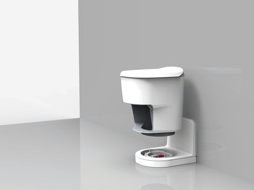 CLESA Clesana C1 – wasserlose Toilette mit L-Adapter
