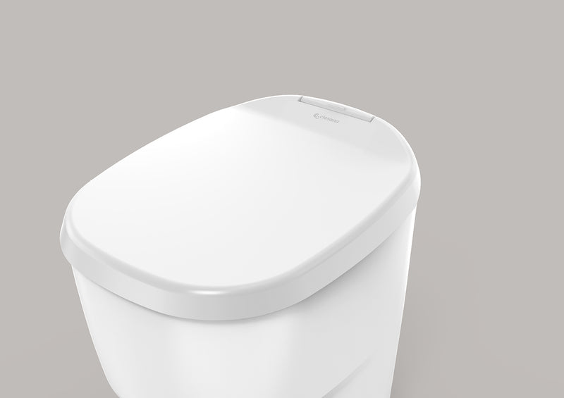 Die erste mobile, wasserlose Toilette mit Beutelverschweißung