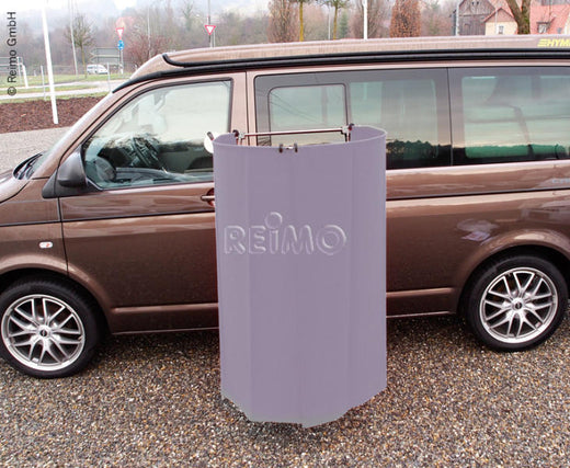 Reimo Sichtschutz/Duschvorhang mit Klappsauger zu befestigen