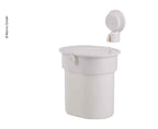 Mülleimer mit Saugnapf, weiÃ, bis 3kg, Push-Button