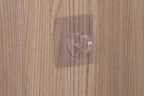 Magischer 360° Haken 4er-Set, transp., bis max. 3,5kg, 6,9x6,9cm