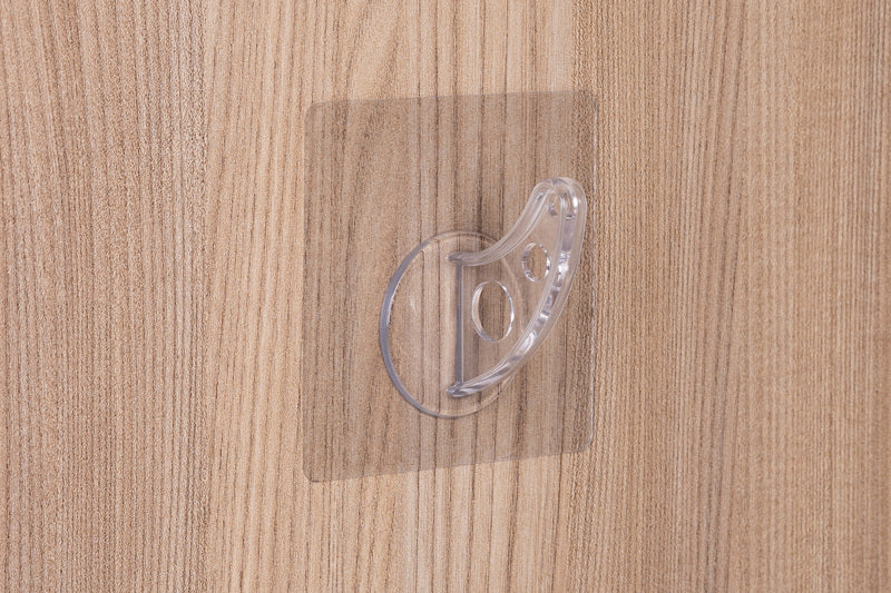 Magischer Bügelhaken, transp., bis max. 4,5kg, 10x10cm