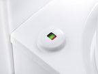 Cassettentoilette C223-CS - Spülung elektrisch - Weiß - 18 l