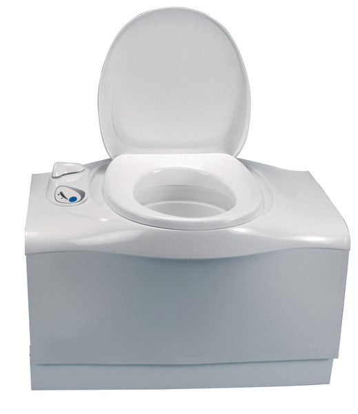 Cassettentoilette C402-X elektrisch, weiÃ, links