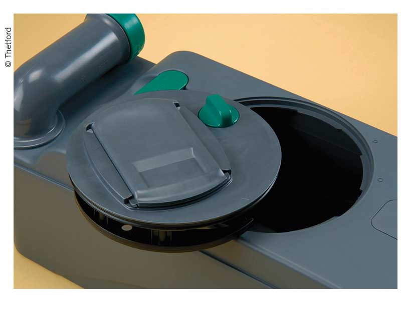 Thetford Elektrische Cassettentoilette C402-X - Weiß - Links
