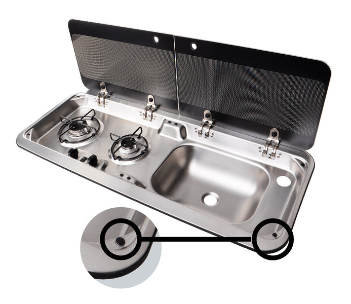Abdeckkappen für Gaskocher - 8er Set