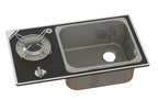 Kocher-Spülenkombination,550x334x150mm, 30mbar, 1,8kW (1xSR)