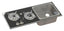 Kocher-SpÃ¼lenkombination,765x334x150mm, 30mbar, 2,8kW (1xSR,1xA)