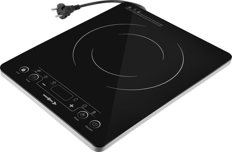 Induktionskochplatte 1 Platte, 2000W, Touch-Control-Schalter, LED-Anzg