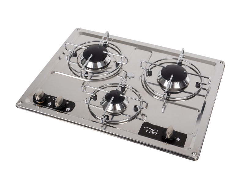 Kocher 3-flammig Edelstahl PC1323