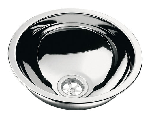 CAN Edelstahl-Einbauspüle - Rund - 26 cm Durchmesser