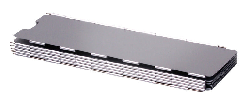 Falt-Windschutz für Kocher - Aluminium - Höhe 30 cm