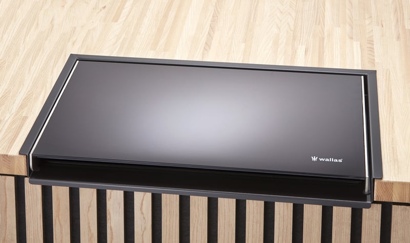 Wallas 1200FF Keramik-Kochfeld 2-fach plus Heizung 12V 1000-2200W