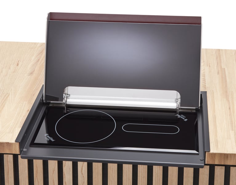 Wallas 1200FF Keramik-Kochfeld 2-fach plus Heizung 12V 1000-2200W