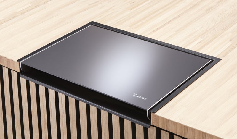 Wallas 1200FF Keramik-Kochfeld 2-fach plus Heizung 12V 1000-2200W