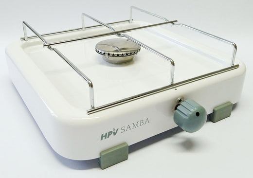 HPV Gaskocher Samba mit Zündsicherung 1-flammig - Weiß - 30 mbar