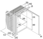 Vitrifrigo Edelstahl-Kühlschrank C51iX OCX2 12/24V