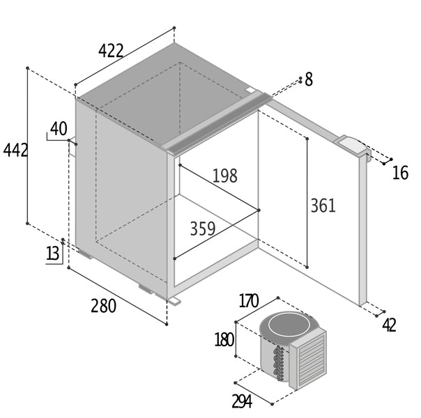 Kühl-Gefrierkombinationen AIRLOCK SERIES