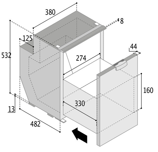 Kühl-Gefrierschrank der Airlock Series