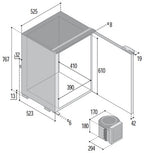 Vitrifrigo Kompressorkühlschrank C110BT 12/24V schwarz