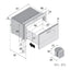 Vitrifrigo Edelstahl-Gefrierschublade DW70 BTX 75L 12/24V