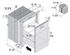 Kühlschrank aus Edelstahl OCX2 Serie
