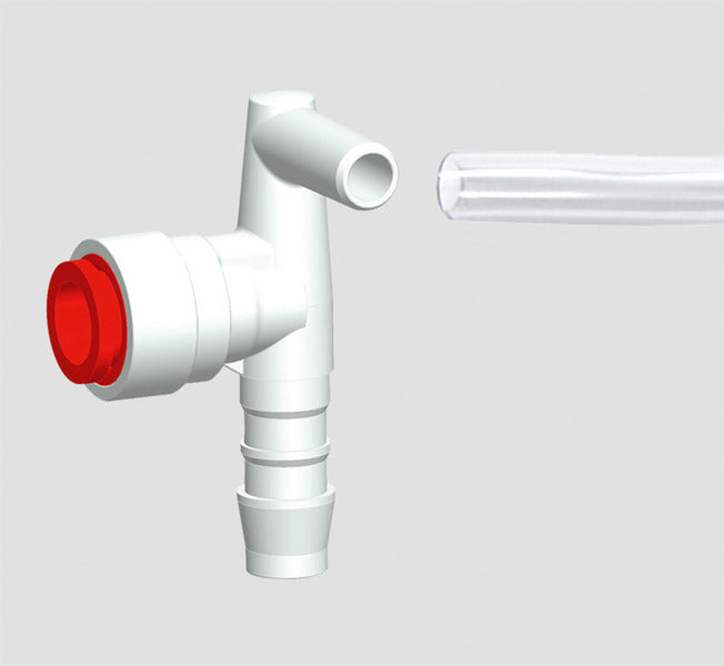 Winkelanschlussventil JG 10 / TB 10 - 10 mm - Weiß