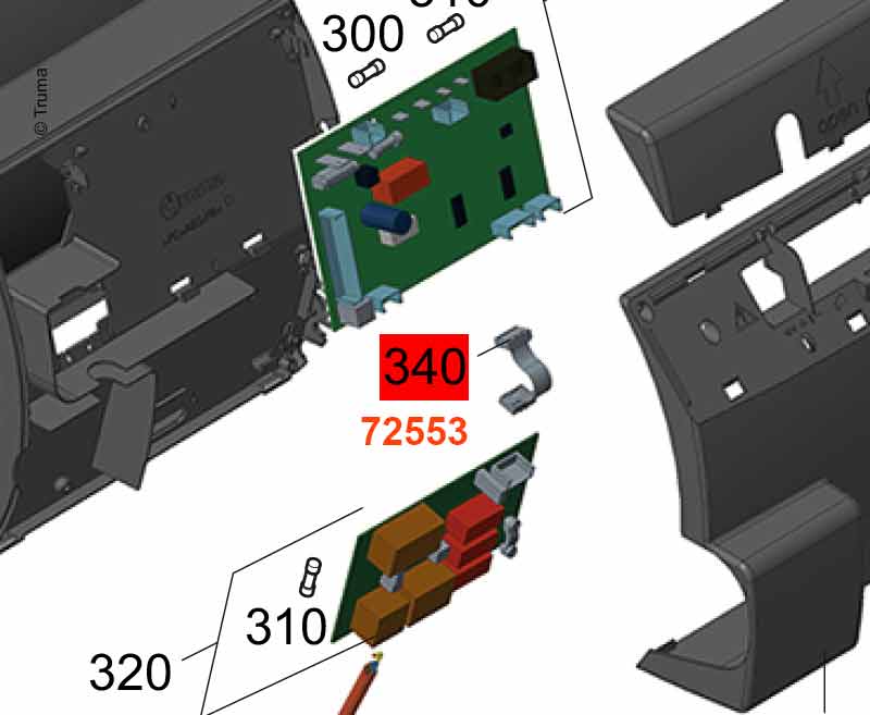 Verbindungsleitung Steuerung Combi 4E/6E/D6E
