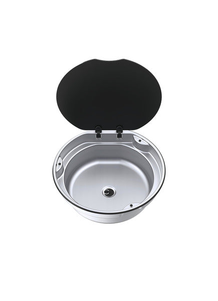 Thetford Spüle Edelstahl Ø405 x H145mm, rund, 7,4 Liter
