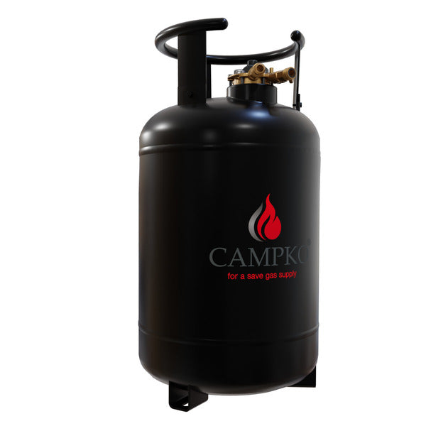 CAMPKO Gastankflasche 30 Liter mit 80% Multiventil (DE)