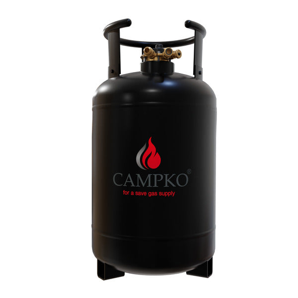 CAMPKO Gastankflasche 30 Liter mit 80% Multiventil (DE)