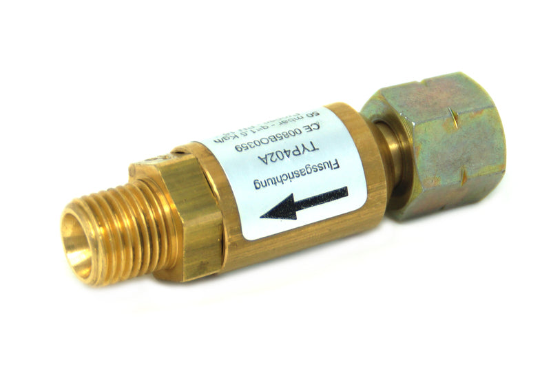 Schlauchbruchsicherung 30mbar 1/4" links