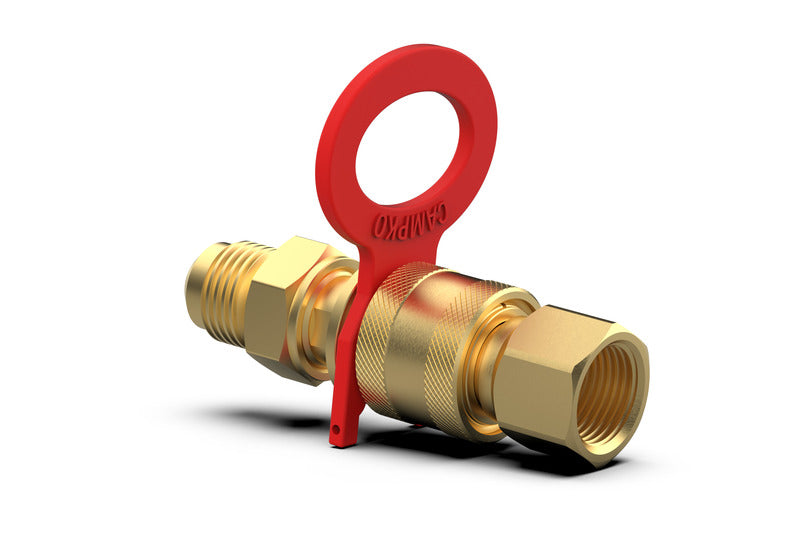 CAMPKO® Schnellkupplung für Gastankflaschen,- 3/4" UNF Gewinde