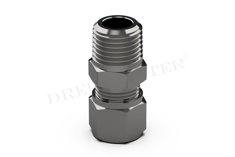 DREHMEISTER Schneidringverschraubung gerade - 1/4" Gewinde auf 8 mm