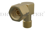 DREHMEISTER Verbindungswinkel 1/4" Gaskocher -> Gasschlauch