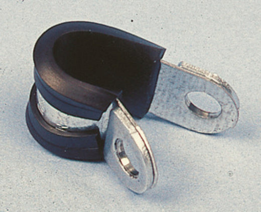 Gasrohrschelle Metall mit Gummieinlage 8mm, 5 St.