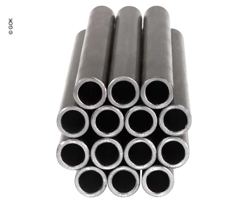 Gasrohr aus Stahl verzinkt - Ø 8 mm - Länge 500 cm