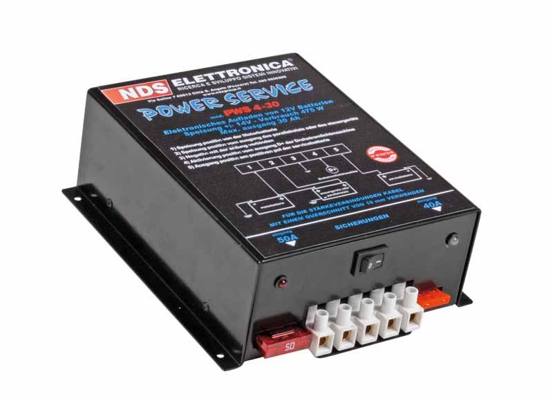 Power Service PWS 4-30 Ladegerät, 12V, 30A, f.Lichtmaschine ab 90A