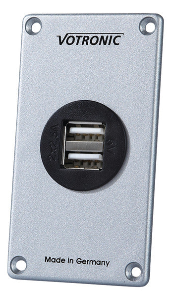 Votronic USB-Doppelladegerät 5V/2,5A