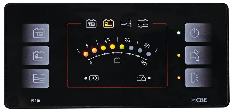 Flexible Anzeige- und Schaltsysteme für die 12V Elektroversorgung - PC110