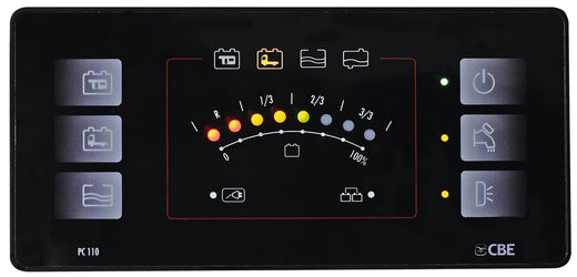 CBE Flexible Anzeige- und Schaltsysteme für die 12V Elektroversorgung - PC110