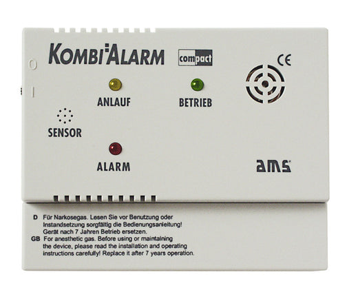 AMS 12 V Alarmgerät Kombi Compact - Für KO- und Flüssiggas