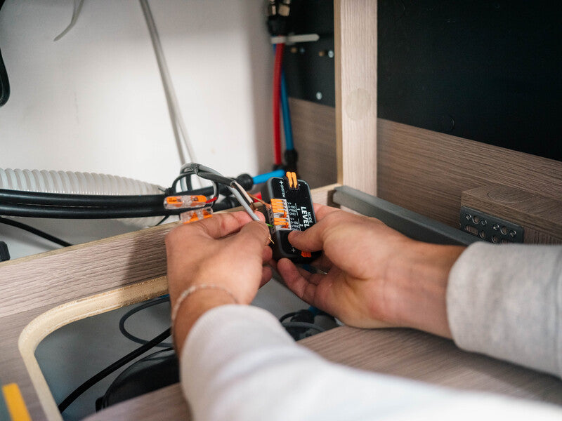 Unkomplizierte Installation der NODEs dank kabelloser Kommunikation der einzelnen Module