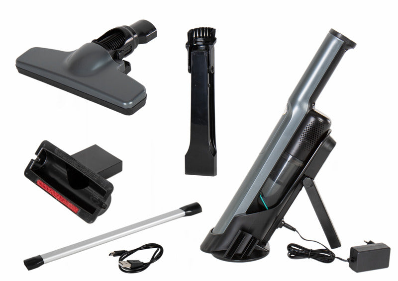 Inkl. 230 V Ladestation und USB-Ladekabel - Schlankes handliches Design mit Power